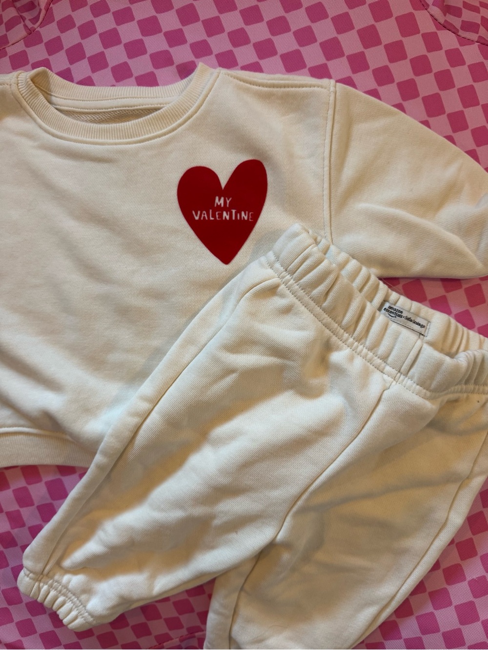 Sofia Grainge Valentine’s Sweat Set 💕 Size 3–6 months